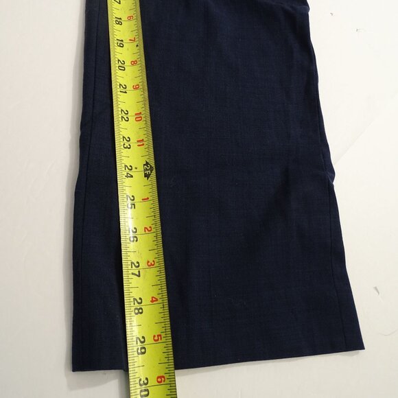 Tommy Hilfiger Navy Blue Dress Pants Men Size 39 x 29.5 Zipper Fly Pockets - Picture 10 of 12